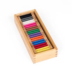 Kolorowe tabliczki - jedwab: pudełko nr 2-7597