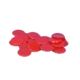 Żetony czerwone, plastikowe fi 2 cm - 100 szt