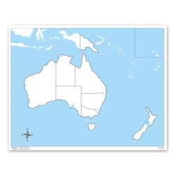 Australia: mapa do pracy