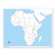 Afryka: mapa do pracy