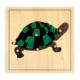Puzzle ze zwierzętami: żółw