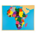 Puzzlowa mapa Afryki