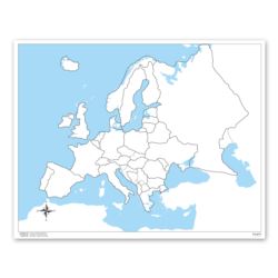 Europa: mapa do pracy