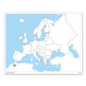 Europa: mapa do pracy