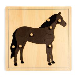 Puzzle ze zwierzętami: koń