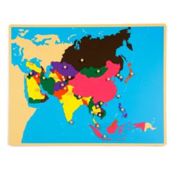 Puzzlowa mapa Azji