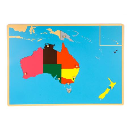 Puzzlowa mapa Australii