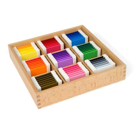 Kolorowe tabliczki: pudełko nr 3