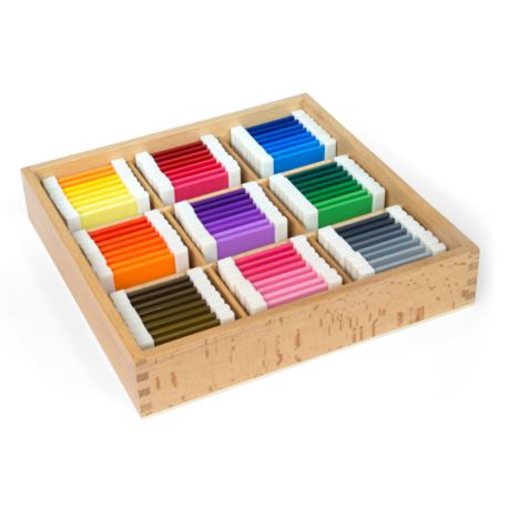 Kolorowe tabliczki: pudełko nr 4