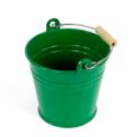 Wiaderko metalowe, zielone