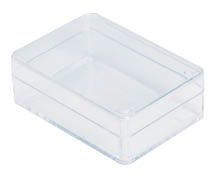Plastikowe pudełko: 5,7 x 3,7 x 1,5 cm.